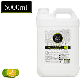 シークヮーサープレミアム除菌スプレー 5000ml 除菌スプレー 詰め替え用 手指の消毒 アルコール ヒアルロン酸 アイスミント 良い香り