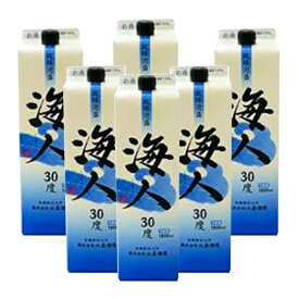 【送料無料／琉球泡盛】まさひろ海人30度（紙パック）1800ml 【6本セット】【泡盛 琉球泡盛 お酒 まさひろ 海人 人気 父の日 ギフト】