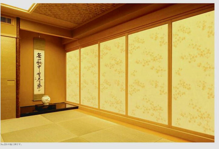 楽天市場 インテリア和紙 燦 San 231 236 6色 壁紙 ふすま紙 天井にも 1 5万円以上で送料無料 98ｃｍ 3ｃｍ 沖縄表装ショップ