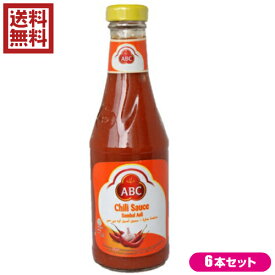 【お買い物マラソン！ポイント3倍！】チリソース インドネシア サンバル ABC サンバルアスリ チリソース 335ml 6本セット