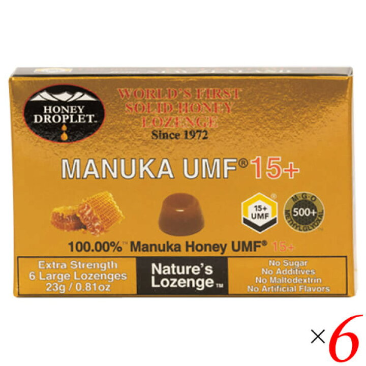楽天市場】マヌカハニー キャンディ のど飴 ハニードロップレット マヌカハニーUMF15+(のど飴)23g/6粒6個セット ハニージャパン 送料無料 : ダイエットラボ 楽天市場】マヌカハニー キャンディ のど飴 ハニードロップレット マヌカハニーUMF15+(のど飴)23g/6粒6個セット ハニージャパン 送料無料 : ダイエットラボ