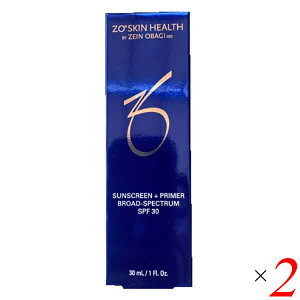 ゼオスキン サンスクリーン プラスプライマー SPF30(PA+++)30ml 2本セット 送料無料