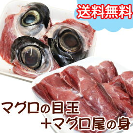 【送料込み】マグロの目玉　（3〜5個）＋マグロ尾の身（3〜5切れ） 受注後加工いたします