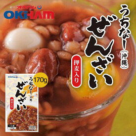 オキハム うちなー風ぜんざい (押麦入り) 170g 2個セット ネコポス 送料無料 オキハム 沖縄 お土産 土産 グルメ ぜんざい 沖縄土産 プレゼント ギフト 贈り物 お取り寄せ 人気 定番 ご当地グルメ 沖縄料理 郷土料理 麦 沖縄ハム おやつ