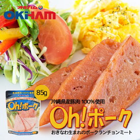 Oh!ポーク (85g) 10個セット 送料無料 沖縄お土産 沖縄 お土産 土産 グルメ オキハム 沖縄県産豚肉 調理 料理 プレゼント ギフト 沖縄土産 お取り寄せ 贈り物 おかず