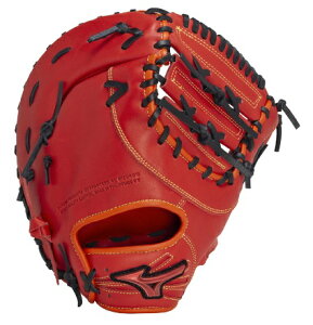 ミズノ 軟式用ファーストミット 大人用 2025年 秋限定モデル ウイルドライブレッド TK型 一塁手用 右投げ用 1AJFR33600※北海道、沖縄 配送不可