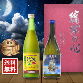 【ギフト】夢航海×青切りシークヮーサー100プレミアムギフトセット 泡盛 お酒 シークワーサー シークヮーサー 果汁 ジュース お中元 お歳暮 内祝い ノビレチン クエン酸 忠孝酒造 送料無料