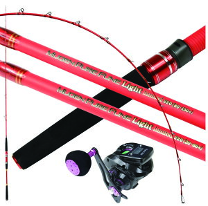 無限ピュア船ライトリミテッド220デジタルセット (ori-funeset225)|無限ピュア船 Light limited(ライトリミテッド) 220&デジタルカウンター付き汎用両軸リール SeaMastug Digital 300P 船竿 船釣り グラスソ