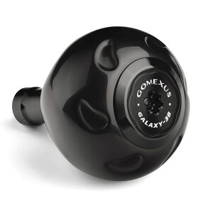 GOMEXUS ギャラクシー ブラックホール チタンノブ 38mm シマノA ダイワS ブラック(gome-ta38bkbk)|ゴメクサス チタンノブ 38mm シマノ Shimano TypeA ダイワ Daiwa TypeS リール カスタム パーツ 交換 Gomexus