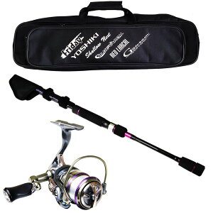 おり釣具 ライトゲームバッグ付き アジング・メバリング フライデーコンパクト ロッド&リール セット (ajimebaruset-39)|アジング ロッド メバリング ロッド コンパクト アジングロッド リー