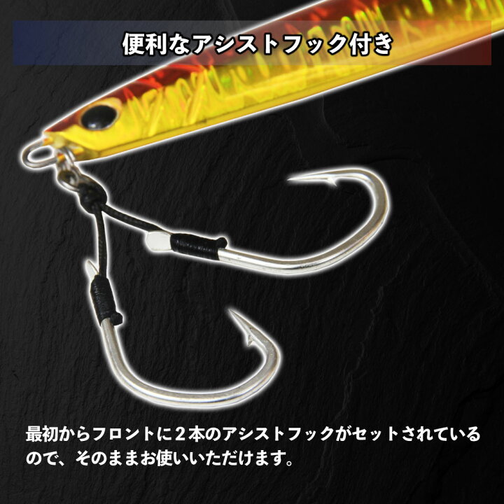 楽天市場】【Cpost】あらゆる状況で活躍するメタルジグ 三銃士  