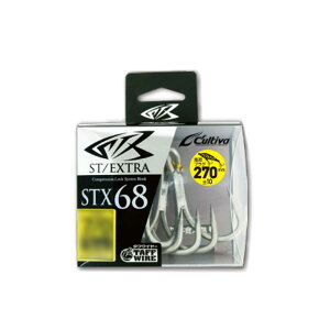 カルティバ STX68 トリプル 4/0(owner-519871)|キャスティング トリプルフック ルアーフック ダイビングペンシル 青物 ショアジギング GT マグロ ヒラマサ カンパチ ソルトゲーム