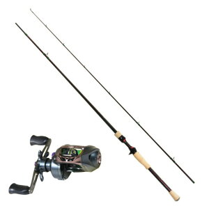 キングフィッシャー バス・ロックフィッシュ・ボートシーバス ベイトセット C662MH & Friday 150 (kingfish-set012)|ハードロッドケース付 ルアースタイル バスロッド おり釣具 ソルトルアーロッド