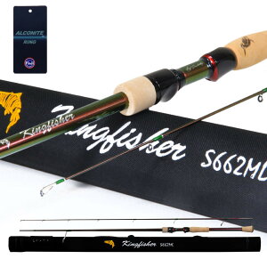 おり釣具 ハードロッドケース付 ルアースタイル キングフィッシャー バス/ロックフィッシュ S662ML(ori-784061)|ブラックバス バスフィッシング バス釣り ロックフィッシュ キジハタ アカハタ ア