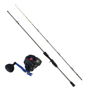 おり釣具 船カワハギ竿 オーシャンバリュー カワハギ 180H&デジタルカウンターリール デジタルスティール DS200P PE0.8号約200m付きセット (ori-funeset834)|おり釣具 船釣り 沖釣り 船竿 カウンタ