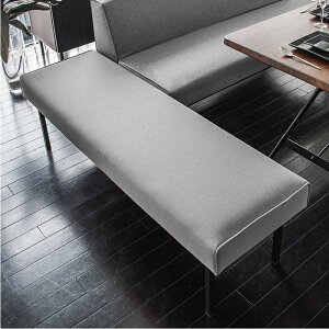 ダイニングベンチ ベンチチェア 3人掛け 3人用 150cm ダイニング ベンチ ダイニングチェア ファブリック 布 スチール 食卓 玄関 リビング グレー オレンジ モダン シンプル おしゃれ