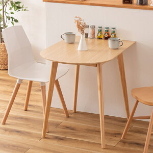 ダイニングテーブル 半円 カフェテーブル 2人用 コンパクト 壁寄せ 壁付け かまぼこ型 半円 2人掛け 4人掛け 省スペース デスク シンプル モダン 北欧 木製 韓国インテリア ナチュラル おしゃ