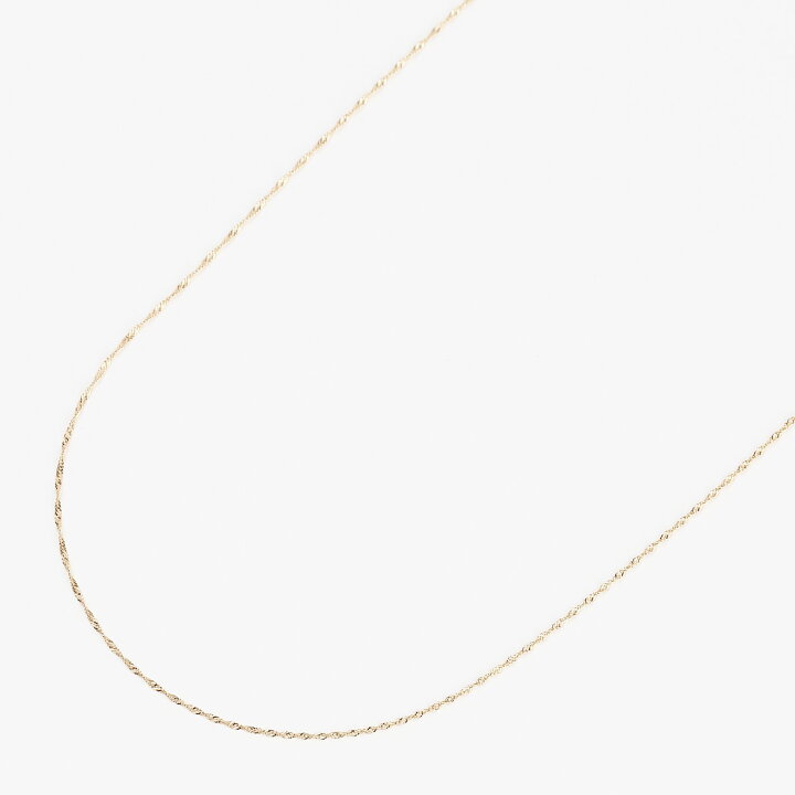 楽天市場】ネックレス チェーン だけ 40cm 幅0.78mm チェーンのみ 