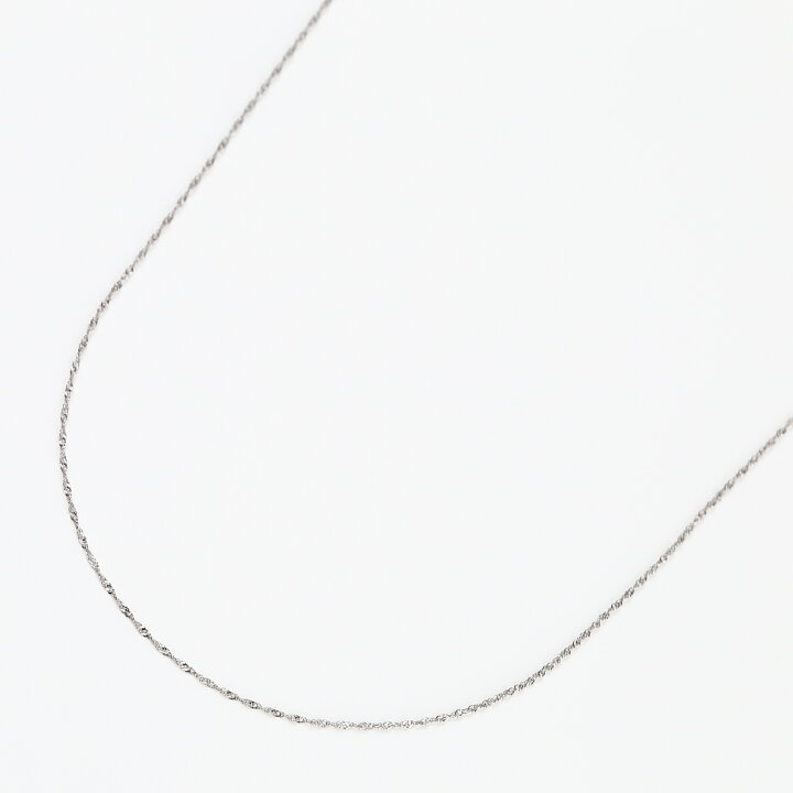 楽天市場】ネックレス チェーン だけ 40cm 幅0.78mm チェーンのみ 