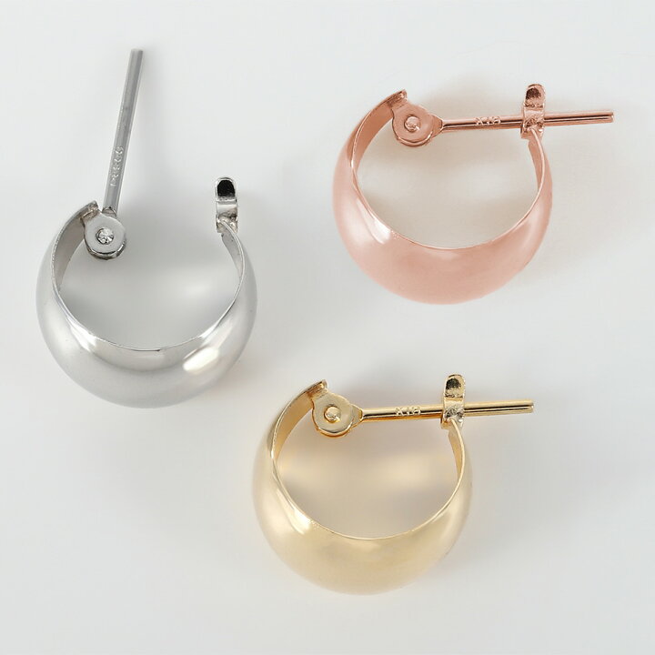 楽天市場】ムーンピアス ピアス 片耳 18k 18金 K18 ゴールド プラチナ  