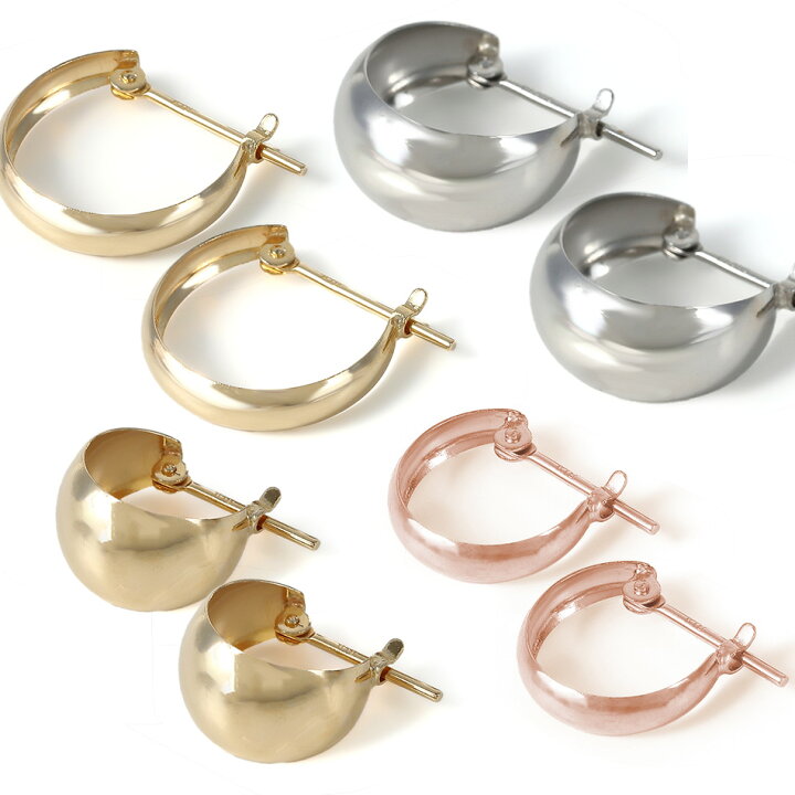 楽天市場】ムーンピアス ピアス 18k 18金 K18 ゴールド プラチナ