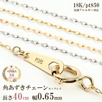楽天市場】k18 チェーンネックレスの通販 