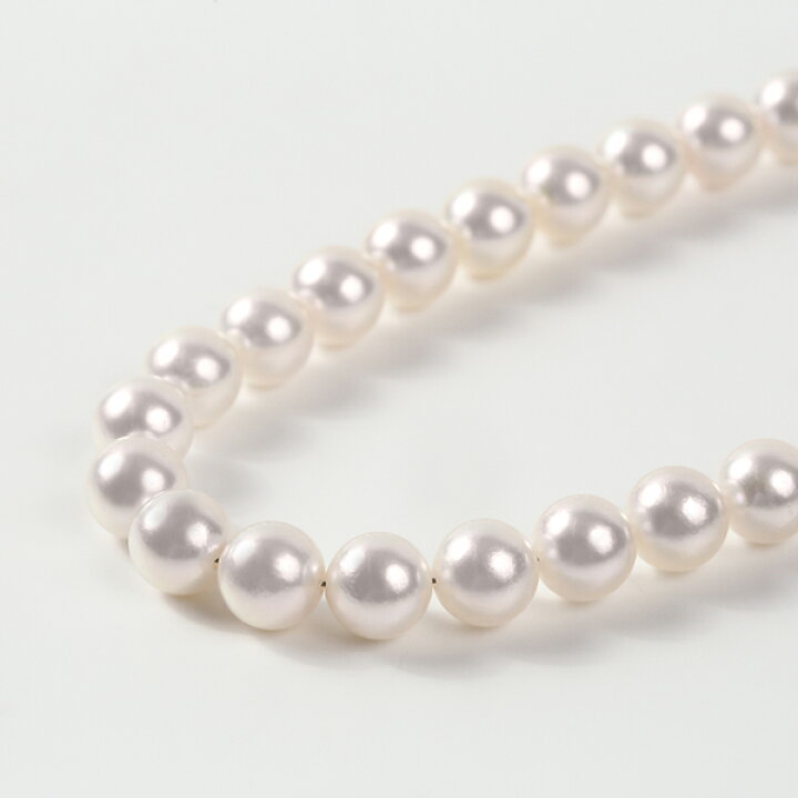 楽天市場】パール ネックレス 真珠 あこや アコヤ 43cm 6.5-7mm  