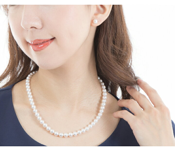 楽天市場】パール ネックレス ピアス セット 真珠 イヤリング ケース  
