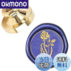 【送料無料】CRASPIRE シーリングスタンプ バラ ヘッドのみ フラワー ワックスシールスタンプ 交換真鍮銅頭 復古風 洋式 結婚式 告白 招待状 メッセージカード 誕生日の封筒の装飾 DIY用