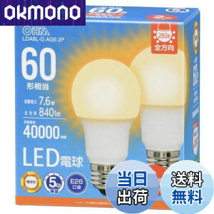 yzI[(OHM) d@ LEDd E26 60` 60bg` 60W` `Ή S dF 2 LDA8L-G AG6 2P 06-5520