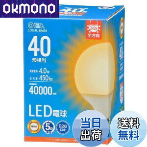 yzI[(OHM) I[d@ LEDd {[`i40`/450 lm/4.0W/dF/E26/Sz240°/`Ήj LDG4L 8AG6