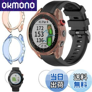 �y���������zFIVOF2���ی�P�[�X+2���t���ی�t�B�����Ή�Garmin(�K�[�~��) Approach S62��p�P�[�X �K�[�~�� Approach S62 �J�o�[ �\�t�g TPU�ގ� �҂�����Ή� �C�菝�h�~ �y�� �h�Ռ� Garmin Approach S62 