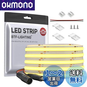 BTF-LIGHTING FCOB COB LEDe[vCg x tLVu LEDe[vCg 5M 528LEDs/m 2640LEDs/5m dF 3000K 10mm XgbvCg DC24V 14W/m \ ό`\ ؒf\ Q Lb`z[ 