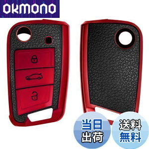 yzkwmobile یP[X Ή: VW Golf 7 MK7 3-{^ Ԃ̃L[ - X}[gL[ TPUی VR L[Jo[ Ԃ̌ - ԐF/F