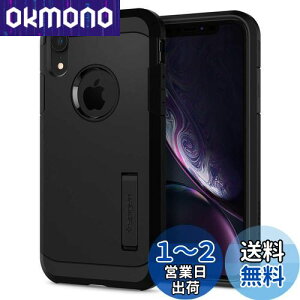 yzySpigenz iPhone XR P[X 6.1C` Ή ϏՌ X^h@\ ČRMILKi擾 Jی h~ Ռ z Qi[d CX[d ^tEA[}[ 064CS24876 (ubN)