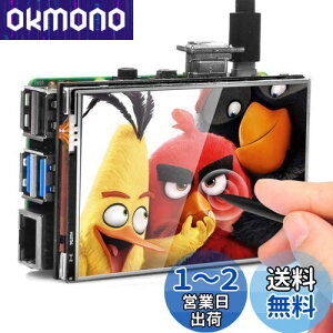 yzOSOYOO HDMI 3.5C`LCDfBXvC j^[ ^b`XN[ Raspberry Pi 4 8GB 4GB 2GB 3 2 Model B ɑΉ (3.5" HDMI LCD)
