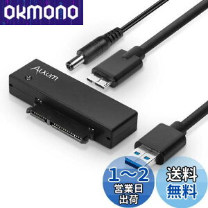 yzAlxum SATA USB ϊ USB3.0 SATA ϊA_v^[ 2.5/3.5C`HDD/SSD SATAI/II/III whCuɑΉ 12V 2AdA_v^t ő5Gbps ] UASPΉ ő18TB