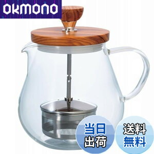 �y���������zHARIO(�n���I) �e�B�I�[�� �E �E�b�h 700ml �v���[���g �M�t�g ���蕨 TEO-70-OV
