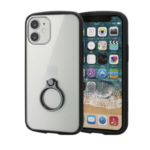yzGR iPhone 12 mini P[X nCubh ϏՌ TOUGHSLIM LITE t[J[ Ot ubN PM-A20ATSLFCRBK