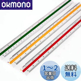 Selinear 三角スケール 小規模 定規 30cm プラスチック 耐久性 高精度 6種類のスケールインテリアデザイン 建築士用 工業用スケール 学校 (1:100/1:200/1:250/1:300/1:400/1:500)