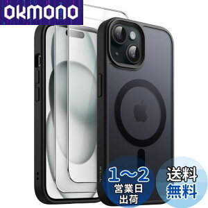 yzJETech 3 in 1 iPhone 15 6.1 C`p }Olbg P[X 2KXtBt MagSafeΉ }bgobN ϏՌX}zJo[ (ubN)