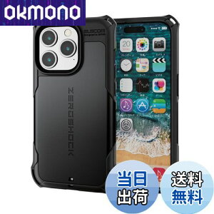 yzGR iPhone15 Pro P[X ZEROSHOCK ϏՌ lp_p[ njJE_uC[\ ՌztBt Xgbvz[t ubN PM-A23CZEROBK