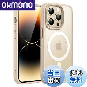 �y���������zJEDirect iPhone 14 Pro 6.1�C���`�p �}�O�l�b�g �P�[�X MagSafe�ɑΉ� �������̃}�b�g�w�� ���^ �ϏՌ� �J�o�[ (���C�g�S�[���h)