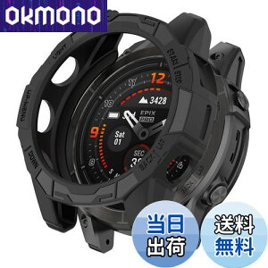 yzSHEAWA for Fenix 7X Pro P[X Jo[ یP[X ݊i Epix Pro 51mm TPUS یJo[ ϏՌ ANZT[ (ubN)