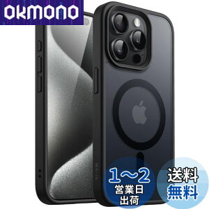 yzJEDirect iPhone15ProMax 6.7C`i15 Pro Maxjp }Olbg P[X MagSafeɑΉ ̃}bgw ^ ϏՌ Jo[ (ubN)