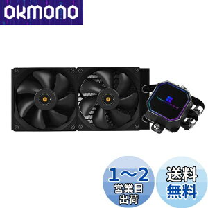 yzThermalright Frozen Prism 240 Black CPUN[[AtCPUN[[A120mm PWMt@×2AS-FDBxAOAAMD/AM4/AM5AINTEL LGA1150/1151/1200/2066/1700 ps[X^N[[