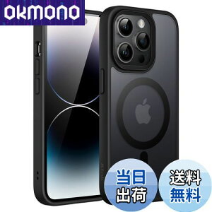 yzJEDirect iPhone 14 Pro 6.1C`p }Olbg P[X MagSafeɑΉ ̃}bgw ^ ϏՌ Jo[ (ubN)