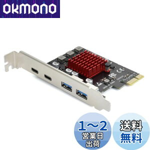yzELUTENG USB3.1݃{[h 4{[h y2 USB-A & 2 USB-Cz 5Gbps PCIEC^[tF[XJ[h USB3.0gJ[h PCI-Express3.0ڑ PCI-E X1/X4/X8/X16 Windows 11/10/8/7/XP/VistaΉ