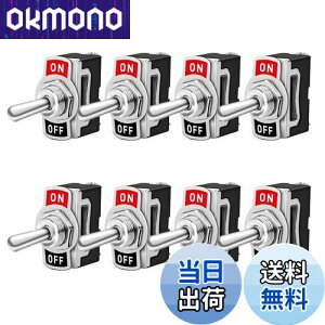 yzKiligen 8 ԃgOXCb`10A/12VDC, 6A/24VDC2s SPST ON/OFFbJ[gOXCb`AԃI[ggbN{[gp