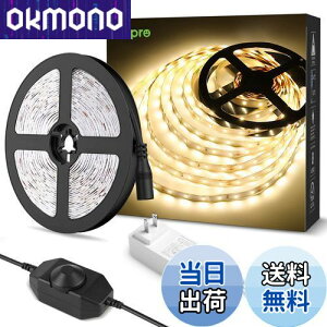 yzLepro LEDe[vCg dF iK ԐڏƖ 5m 12v F^Cv XgbvCg ؒf\ 2835SMD 300LEDPx XgOCg Q//X/RNV/ŔƖ